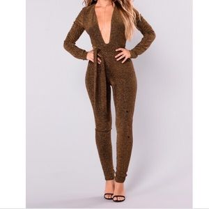Gold color Jumpsuit